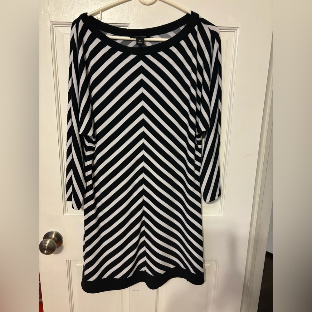 Black and White Dress